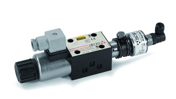A Válvula de Segurança DHE-0631/2/FV-X24DC é uma válvula direcional com 2 posições e 4 vias, com carretel centrado por mola.