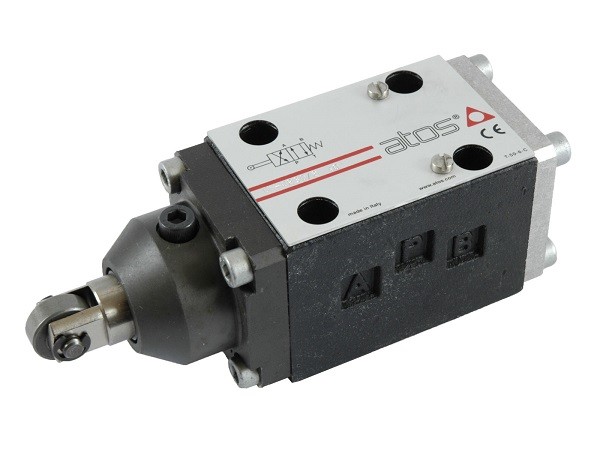 A Válvula Direcional Acionamento Cames ATOS DH-02 DK-12 é uma válvula de controle direcional construída sob a norma ISO 4401 (TN6 e TN10).