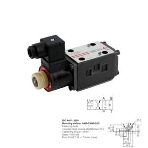 Válvula direcional hidráulica com acionamento elétrico DHI-0613-00