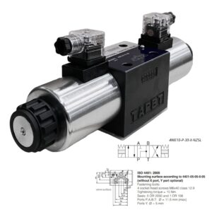 Válvula direcional hidráulica com acionamento elétrico 4WE10-P-30-X-NZ5L