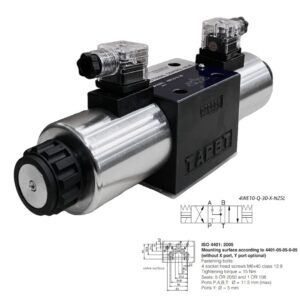 Válvula direcional hidráulica com acionamento elétrico 4WE10-Q-30-X-NZ5L