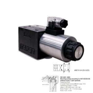 Válvula direcional hidráulica com acionamento elétrico 4WE10-UA-30-X-NZ5L