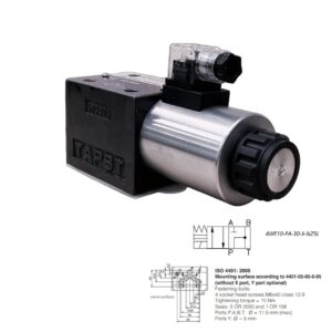 Válvula direcional hidráulica com acionamento elétrico 4WE10-PA-30-X-NZ5L