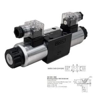Válvula direcional hidráulica com acionamento elétrico 4WE6-G-60-G24-NZ4L