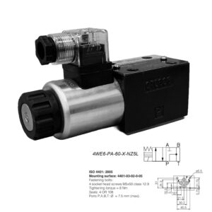 Válvula direcional hidráulica com acionamento elétrico 4WE6-PA-60-X-NZ5L