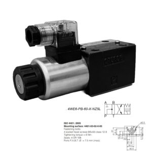 Válvula direcional hidráulica com acionamento elétrico 4WE6-PB-60-X-NZ5L