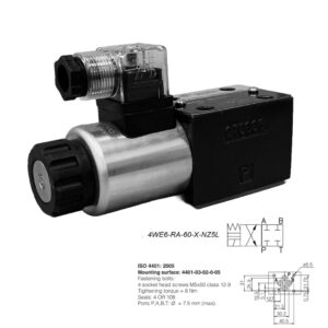 Válvula direcional hidráulica com acionamento elétrico 4WE6-RA-60-X-NZ5L