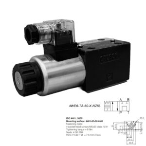 Válvula direcional hidráulica com acionamento elétrico 4WE6-TA-60-X-NZ5L