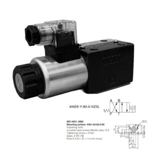 Válvula direcional hidráulica com acionamento elétrico 4WE6-Y-60-X-NZ5L