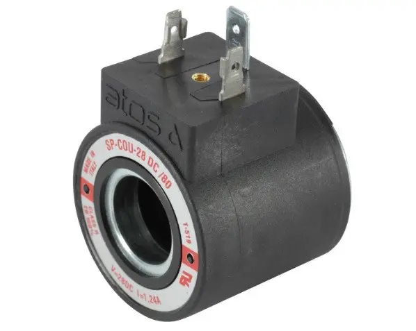 Bobina Solenoide Padrão ATOS SP-COU-28DC ATOS - ACT Sistemas